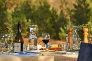 Enjoy a wine at the Mt Benson Wine Region